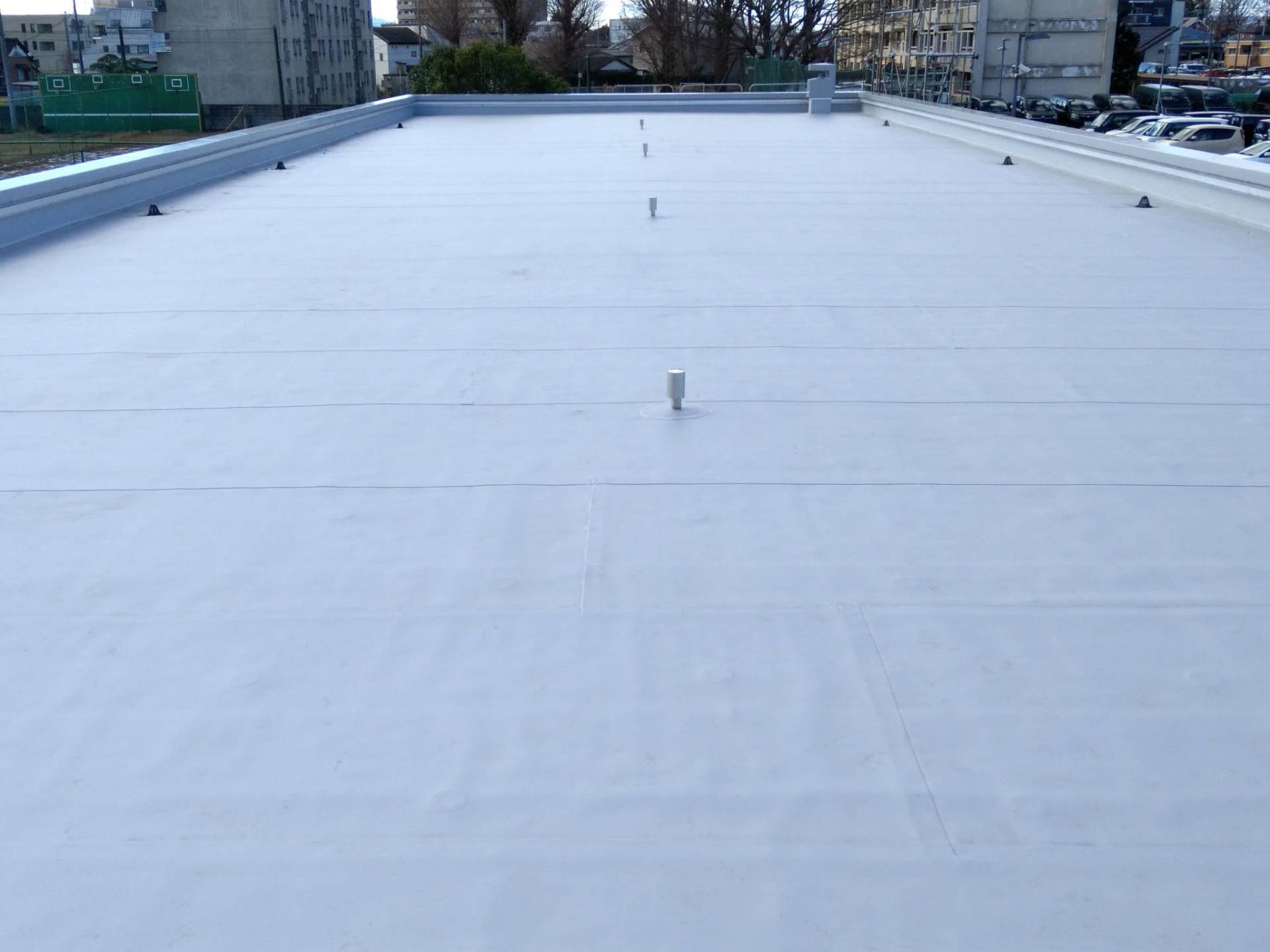 第一中学校特別教室棟屋上防水改修工事／水戸市長