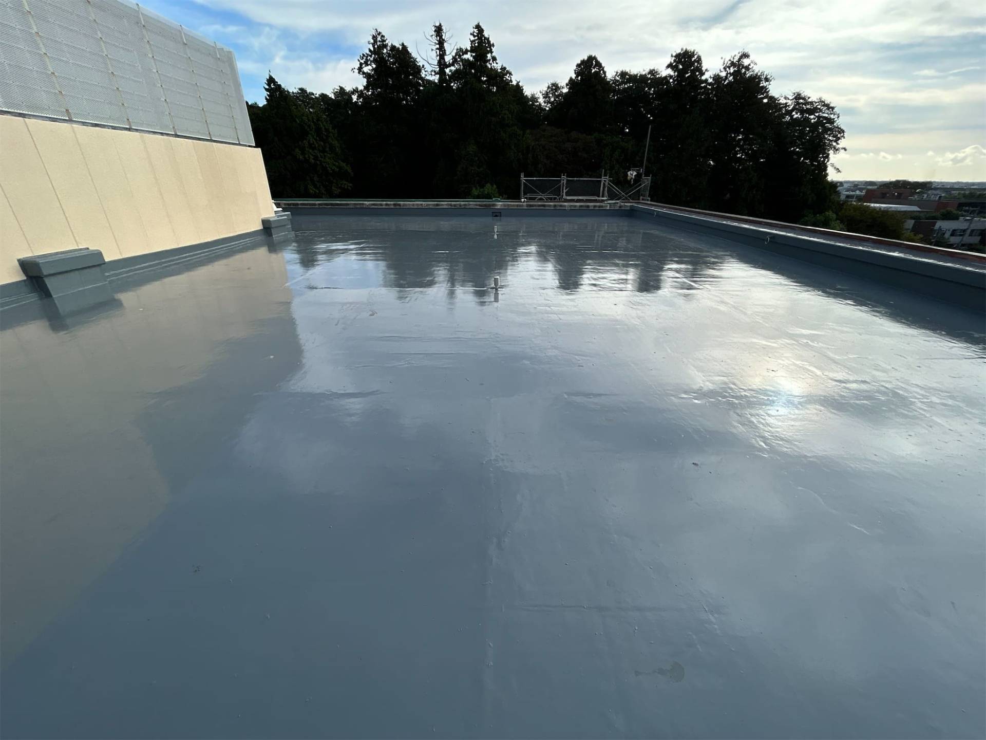 予防医学プラザ本館他第２期屋上防水改修工事／茨城県