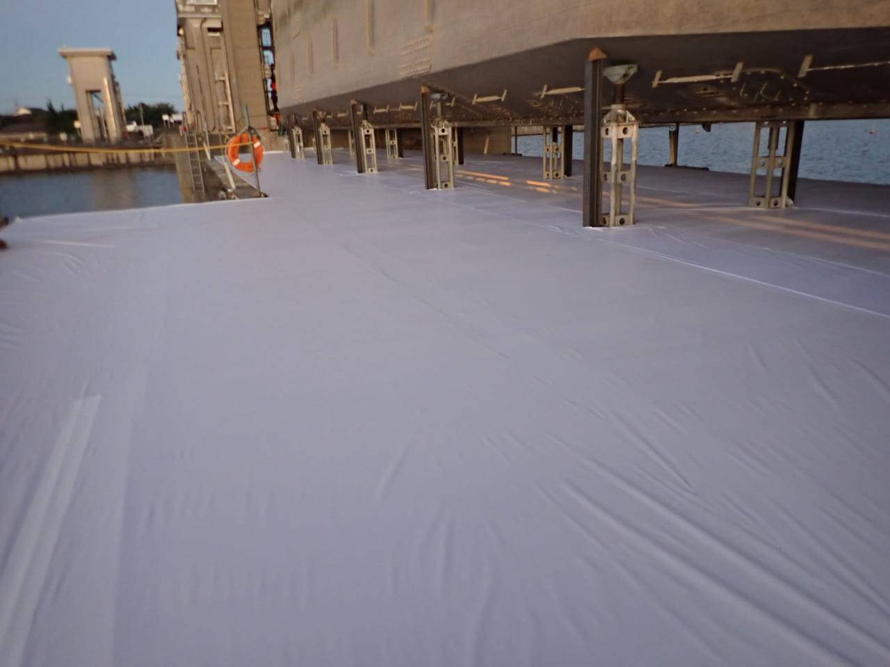 R３常陸川水門外塗装工事／国土交通省 関東地方整備局 霞ヶ浦河川事務所／難工事功労表彰【常陸川水門6号ゲート】【新横利根閘門】