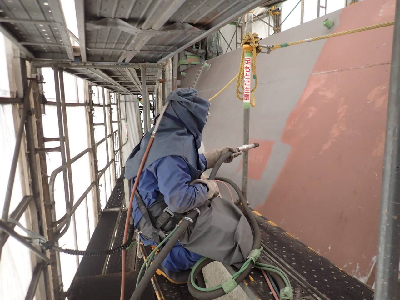 R３常陸川水門外塗装工事／国土交通省 関東地方整備局 霞ヶ浦河川事務所／難工事功労表彰【常陸川水門6号ゲート】【新横利根閘門】