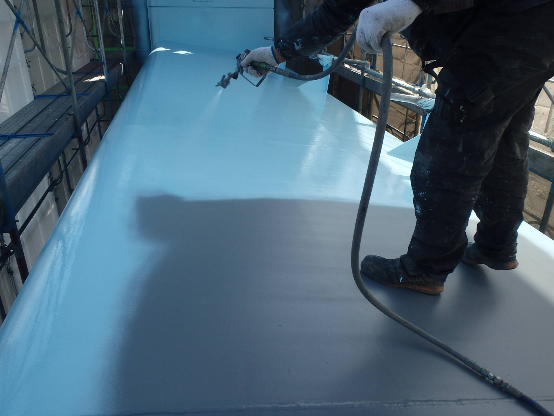 R1豊田堰外塗装工事／国土交通省 関東地方整備局 利根川下流河川事務所