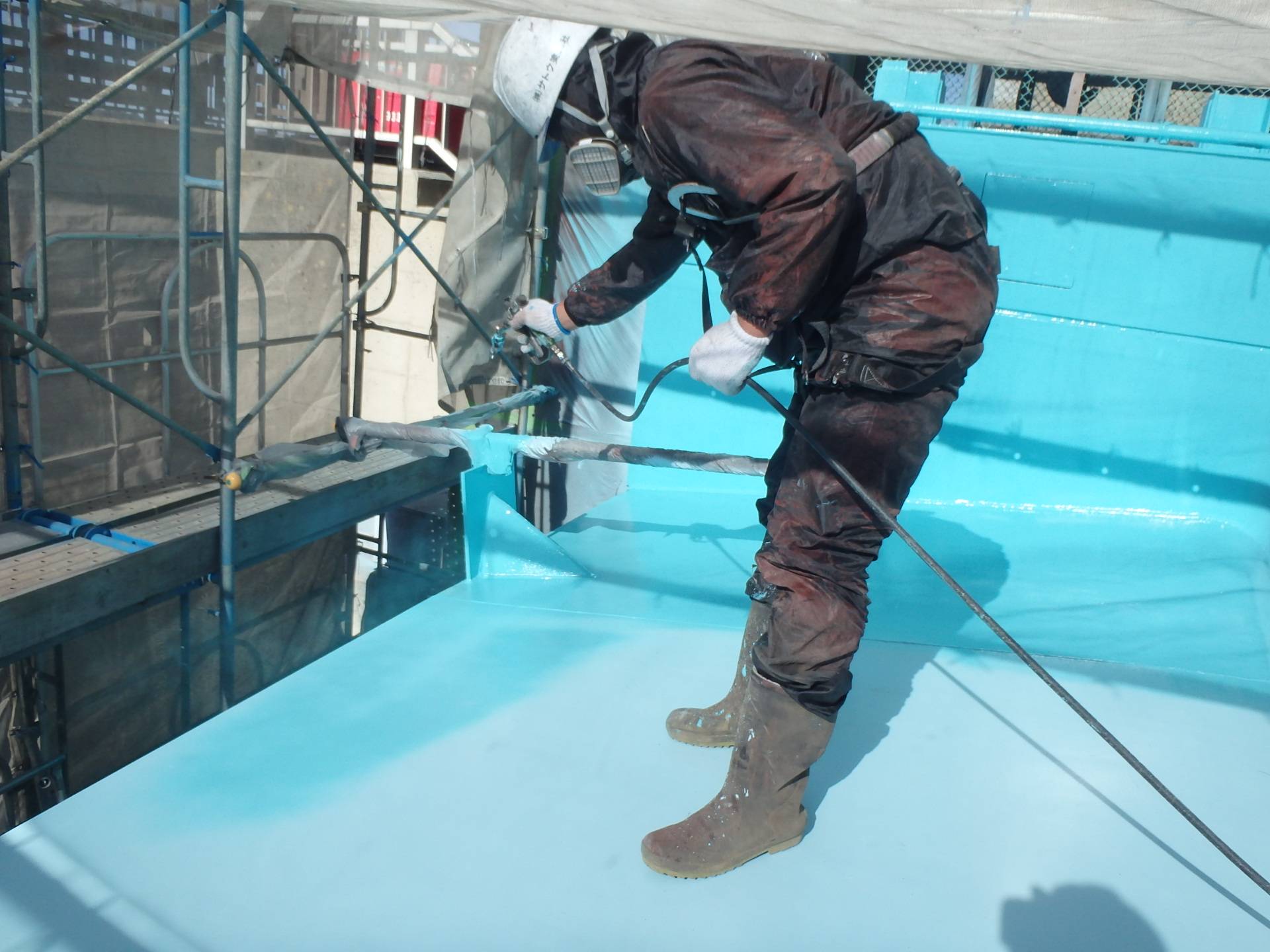 R1豊田堰外塗装工事／国土交通省 関東地方整備局 利根川下流河川事務所