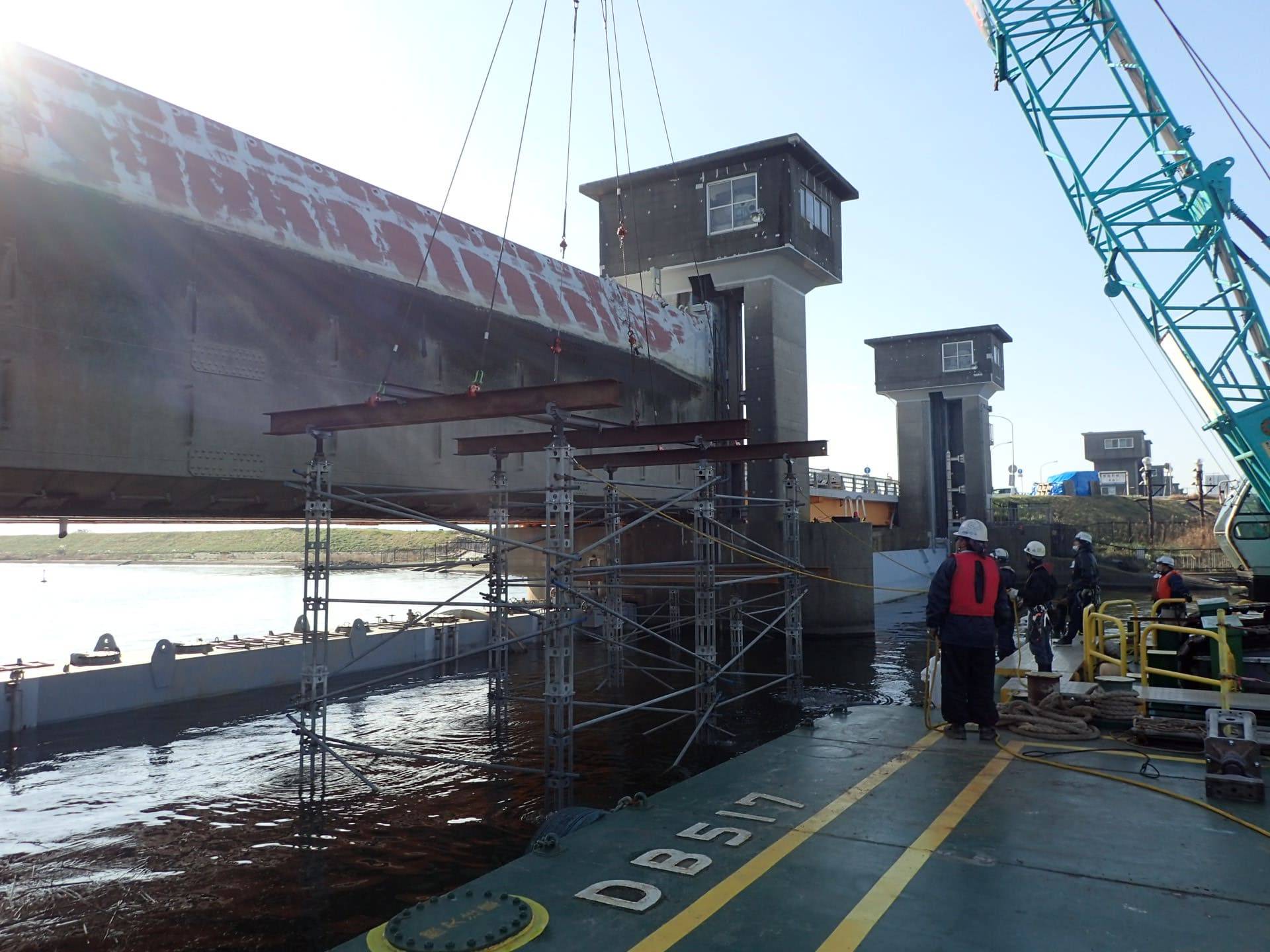 H29常陸川水門塗装工事／国土交通省 関東地方整備局 霞ヶ浦河川事務所／難工事功労表彰