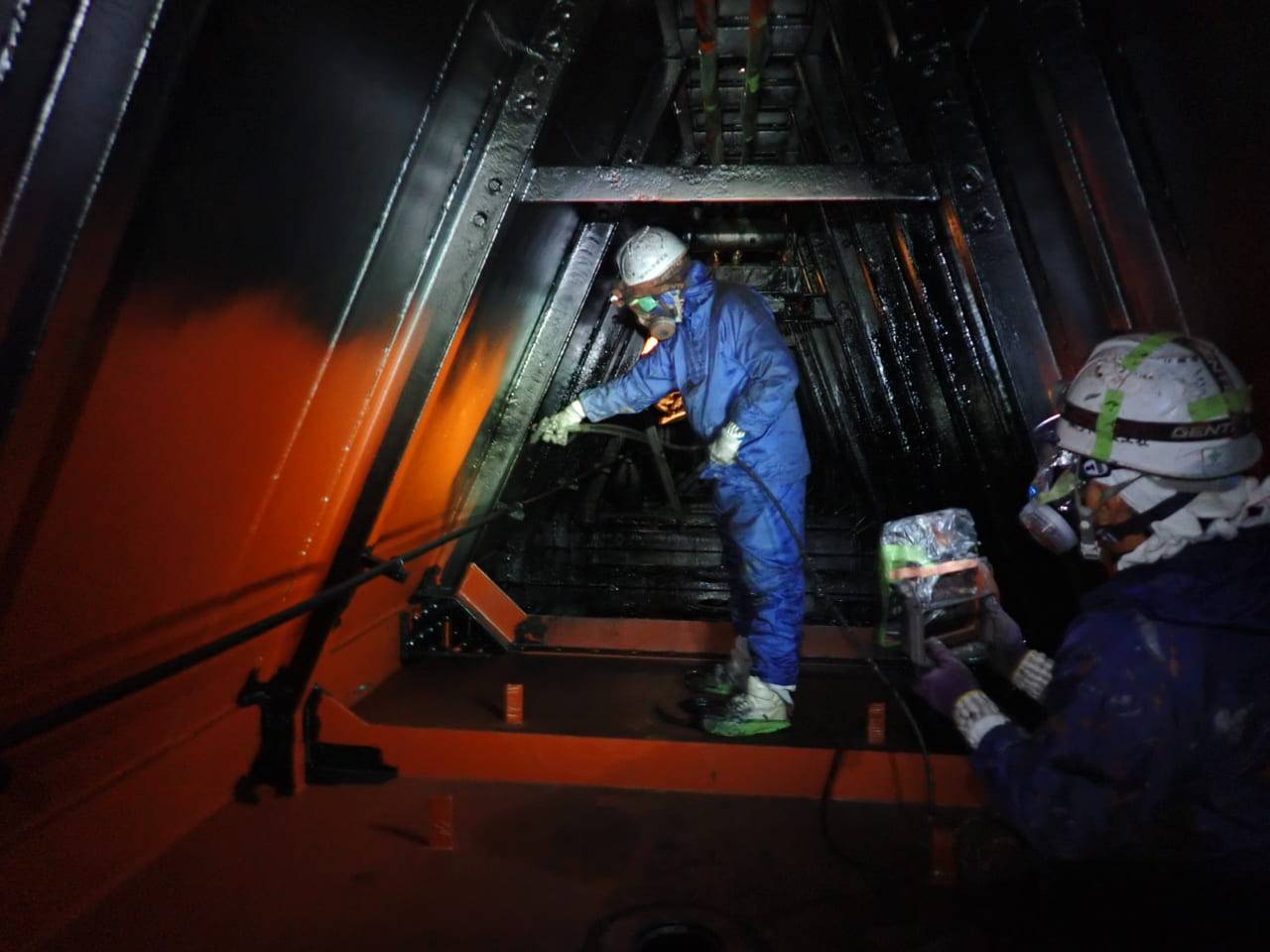 R３常陸川水門外塗装工事／国土交通省 関東地方整備局 霞ヶ浦河川事務所／難工事功労表彰【常陸川水門6号ゲート】【新横利根閘門】