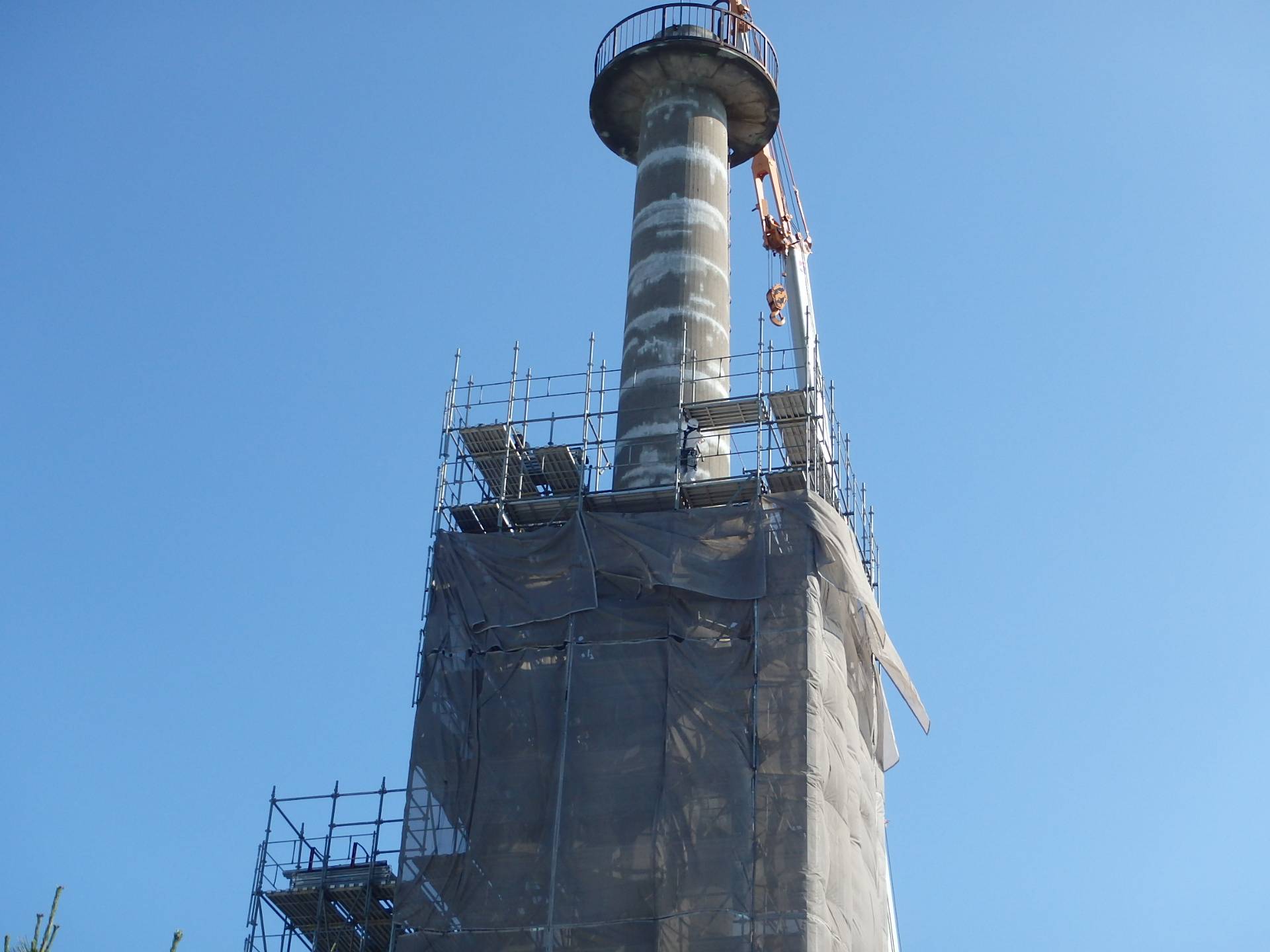 α固体処理棟排気筒劣化部補修工事／日本原子力研究開発機構　大洗研究開発センター