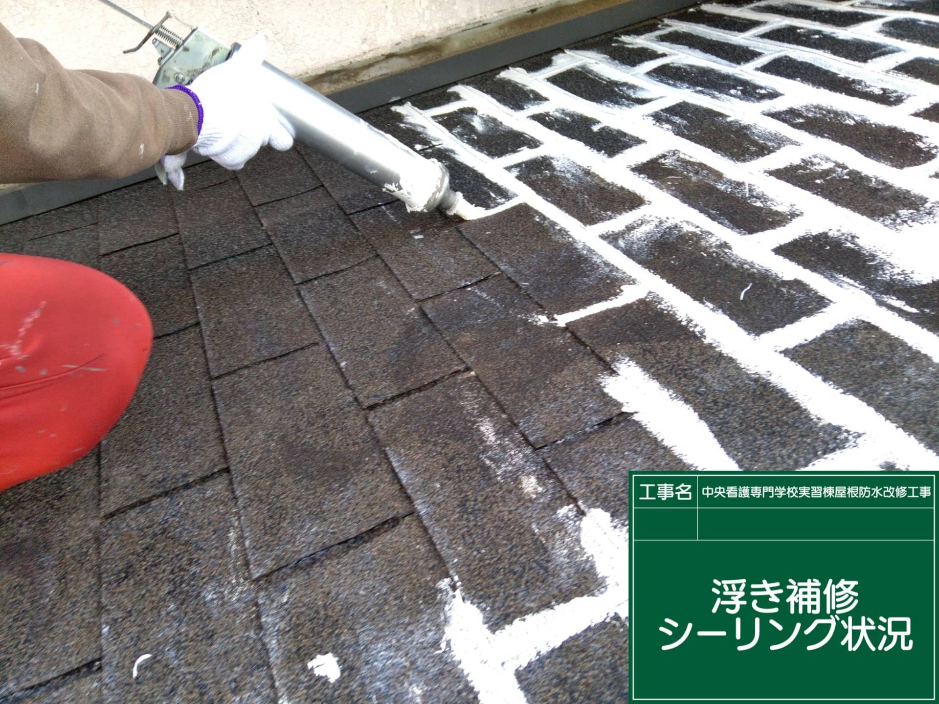 中央看護専門学校実習棟屋根防水改修工事／茨城県