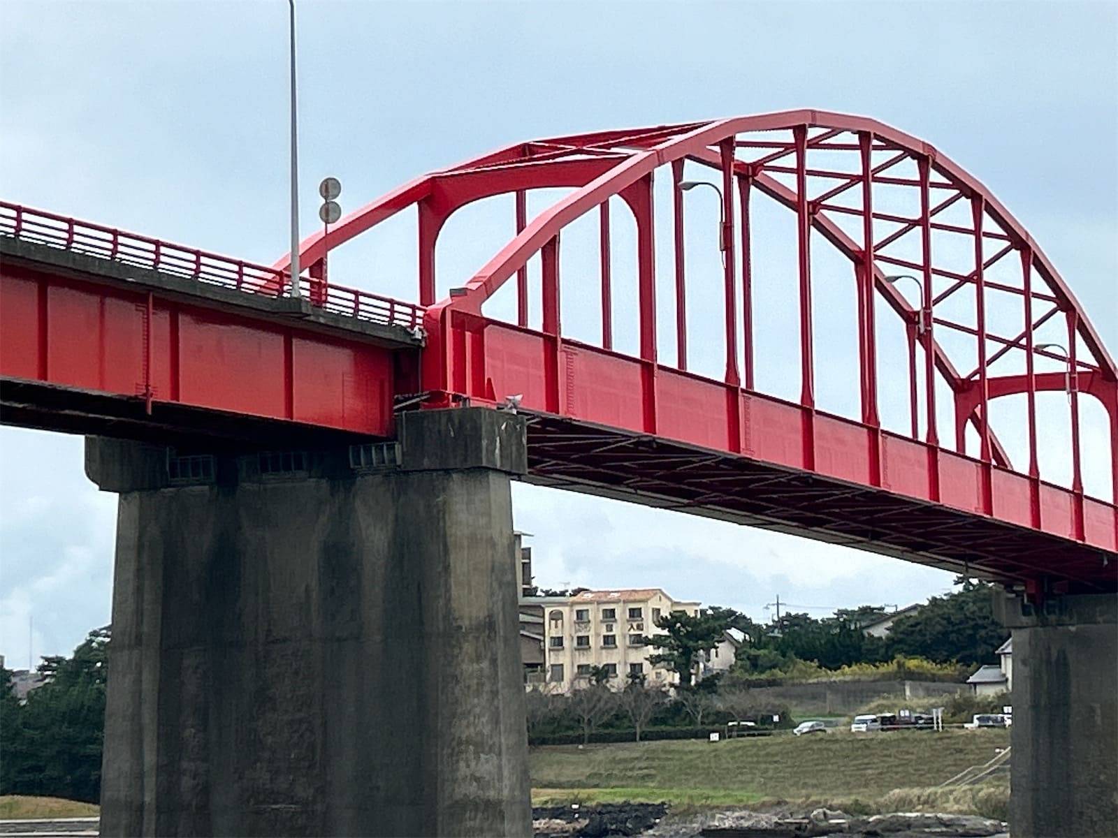 橋梁塗装修繕工事（海門橋）／茨城県水戸土木事務所