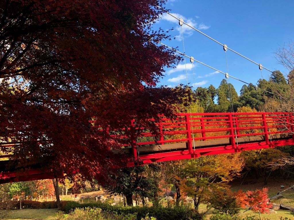 H28涸沼自然公園吊り橋塗装塗替工事／茨城町