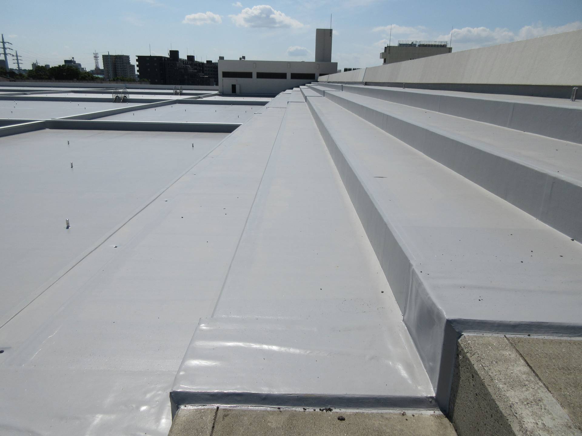 水処理４系上屋防水工事／茨城県流域下水道事務所