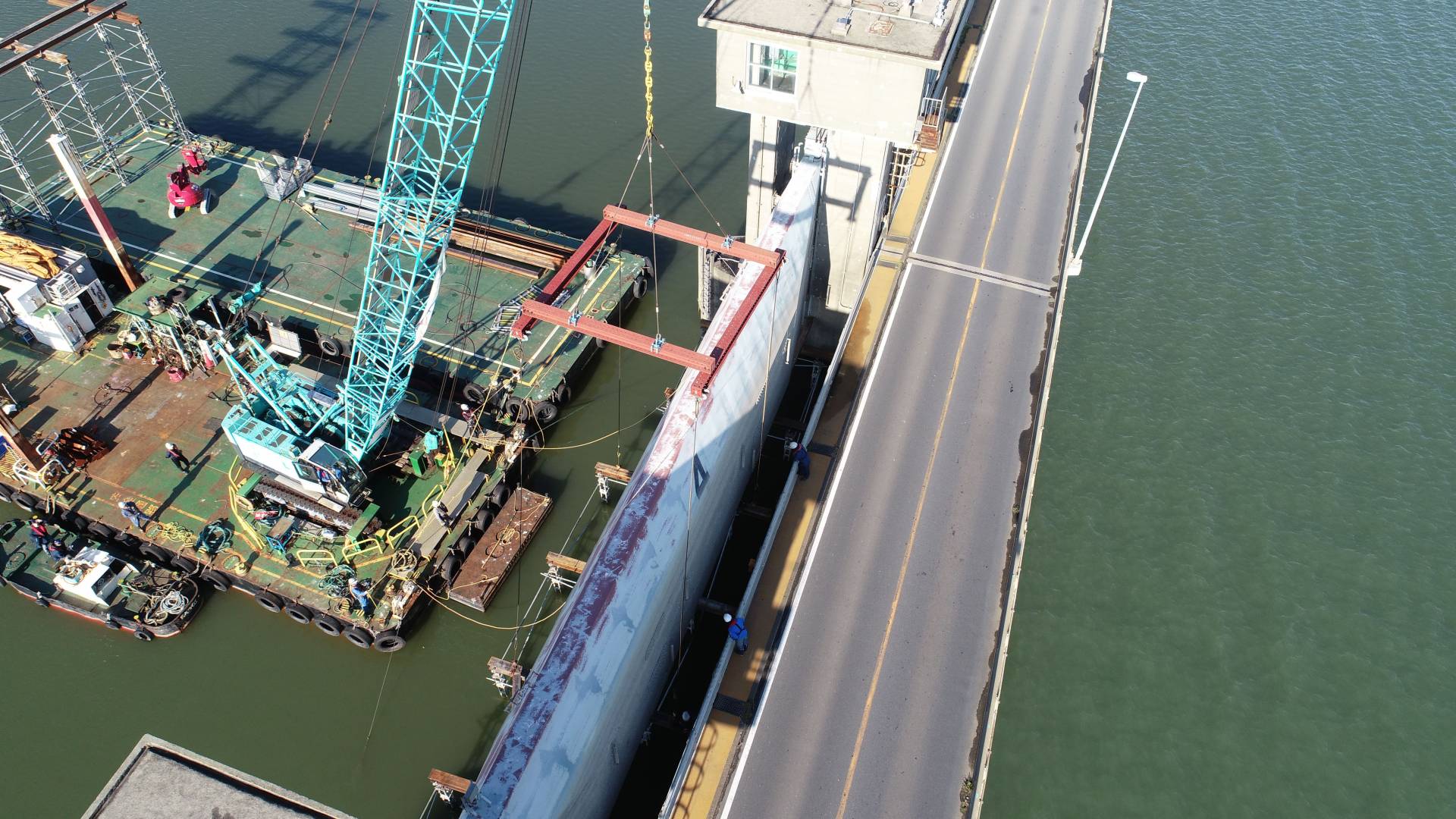 R１常陸川水門塗装工事／国土交通省 関東地方整備局 霞ヶ浦河川事務所／難工事功労表彰