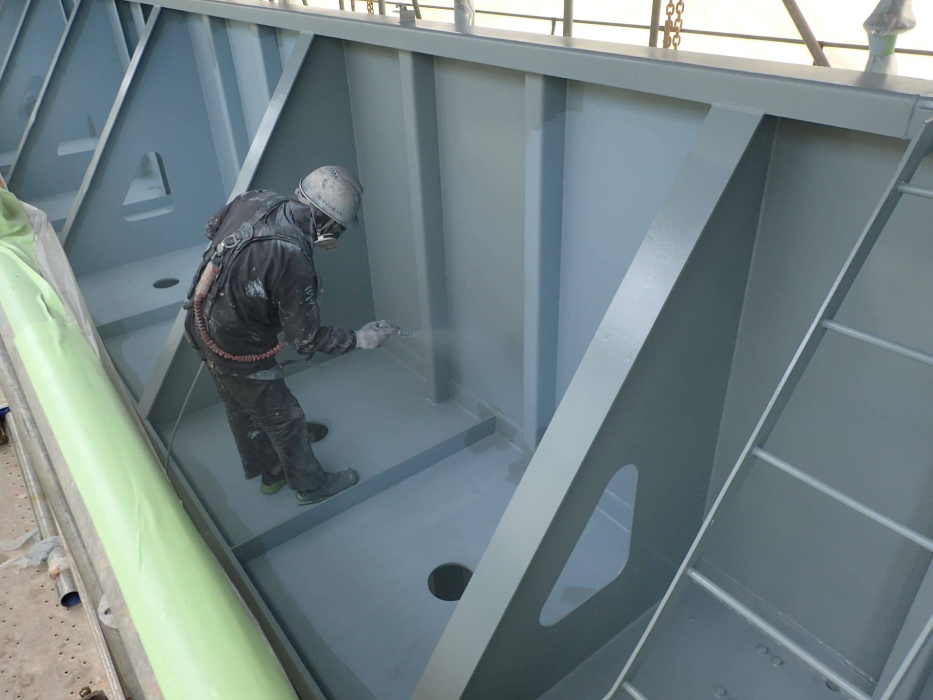 R２常陸川水門外塗装工事／国土交通省 関東地方整備局 霞ヶ浦河川事務所／優良工事表彰【常陸川水門5号ゲート】【新横利根閘門】