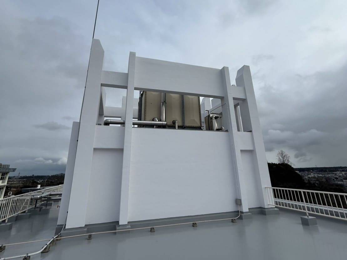 水戸第三高校普通教室棟屋上防水他改修工事／茨城県