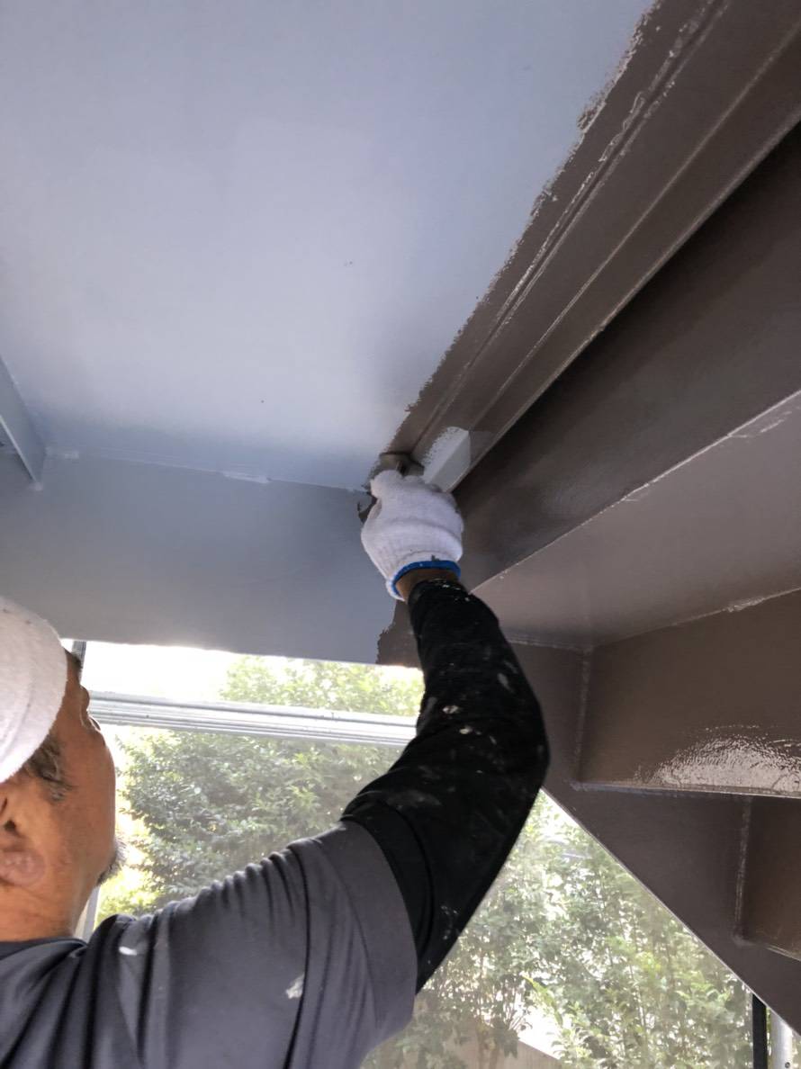 某マンション非常階段塗替え工事