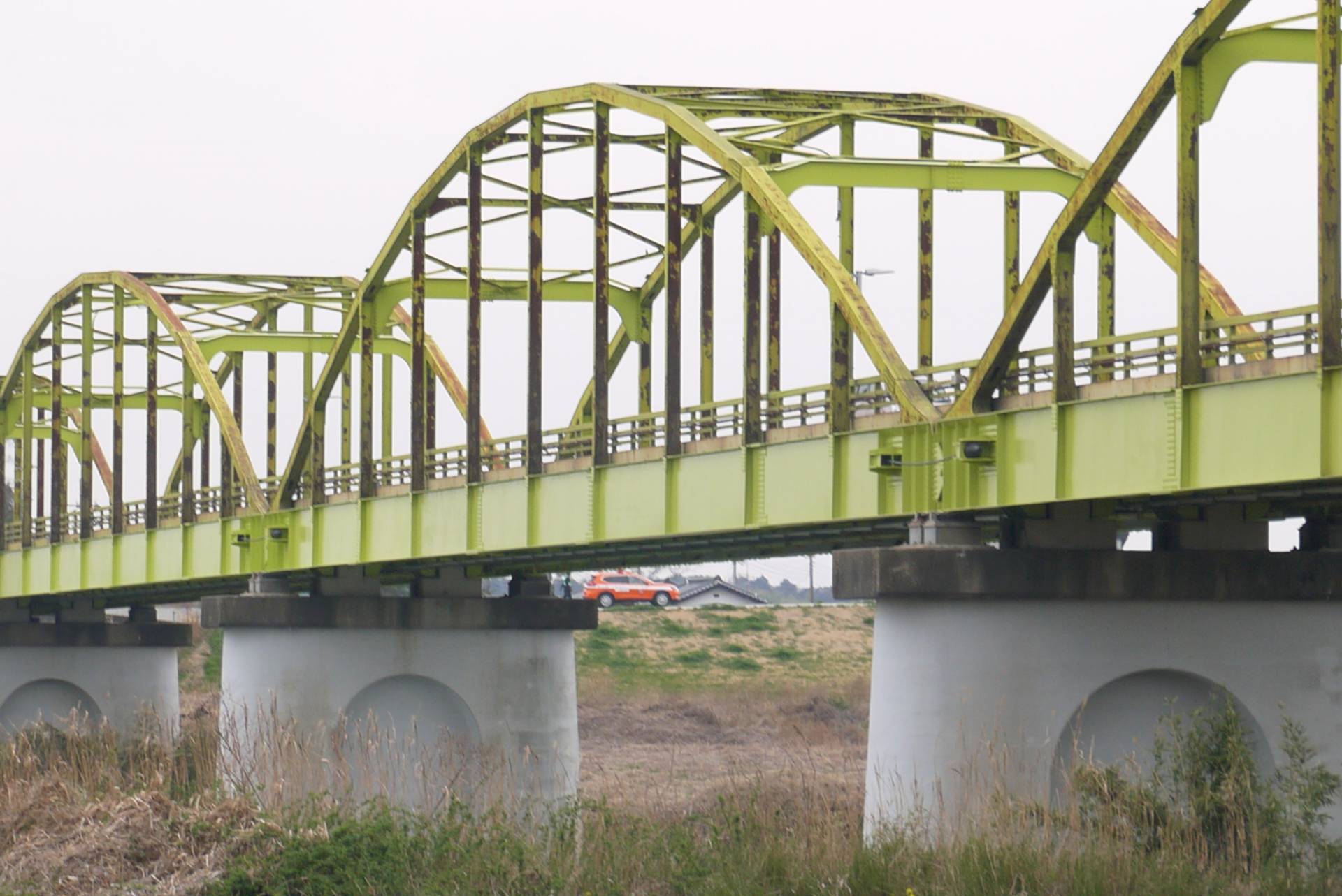 美妻橋橋梁再塗装工事／茨城県常総工事事務所