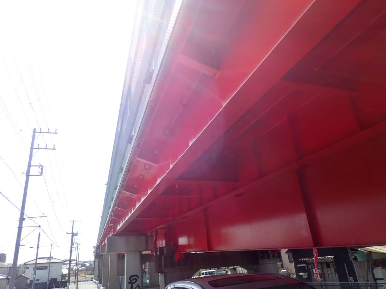 橋梁塗装修繕工事（海門橋１工区）／茨城県水戸土木事務所