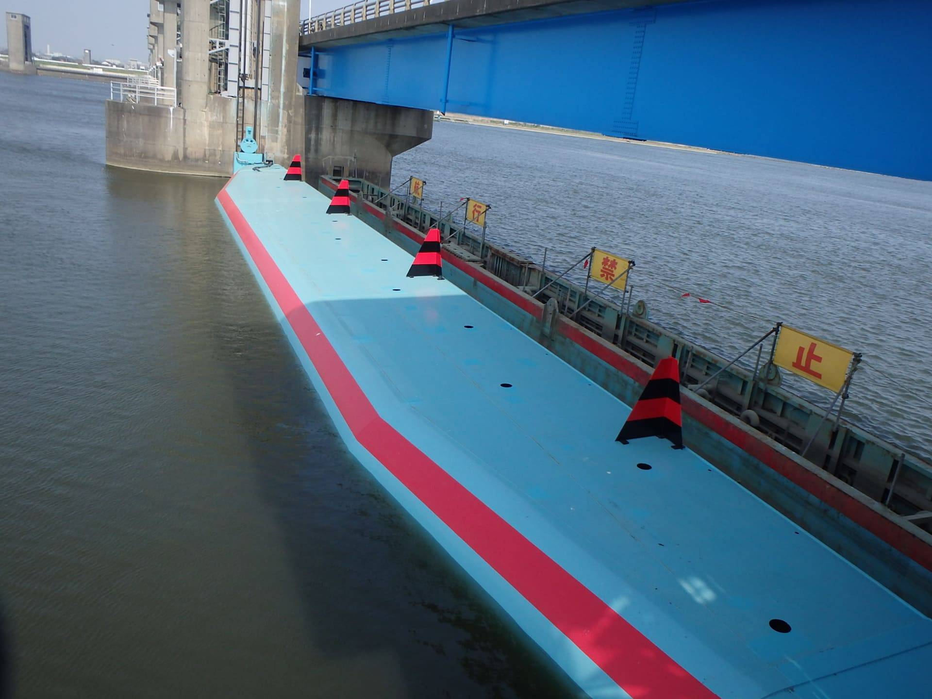 河口堰制水ゲート３号外塗装工事／独立行政法人 水資源機構 利根川下流総合管理所／安全管理優良工事表彰