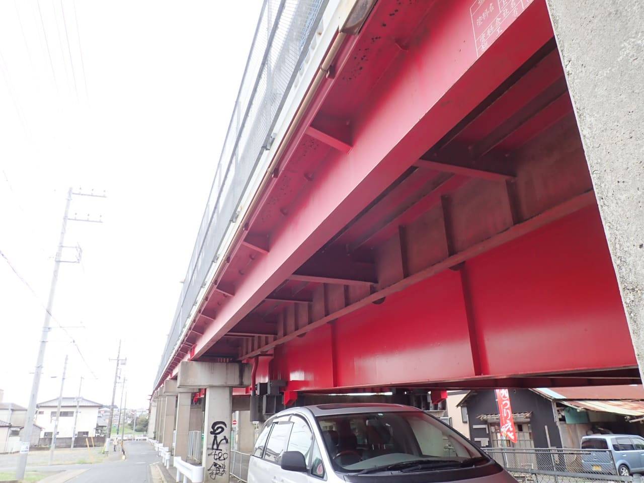 橋梁塗装修繕工事（海門橋１工区）／茨城県水戸土木事務所